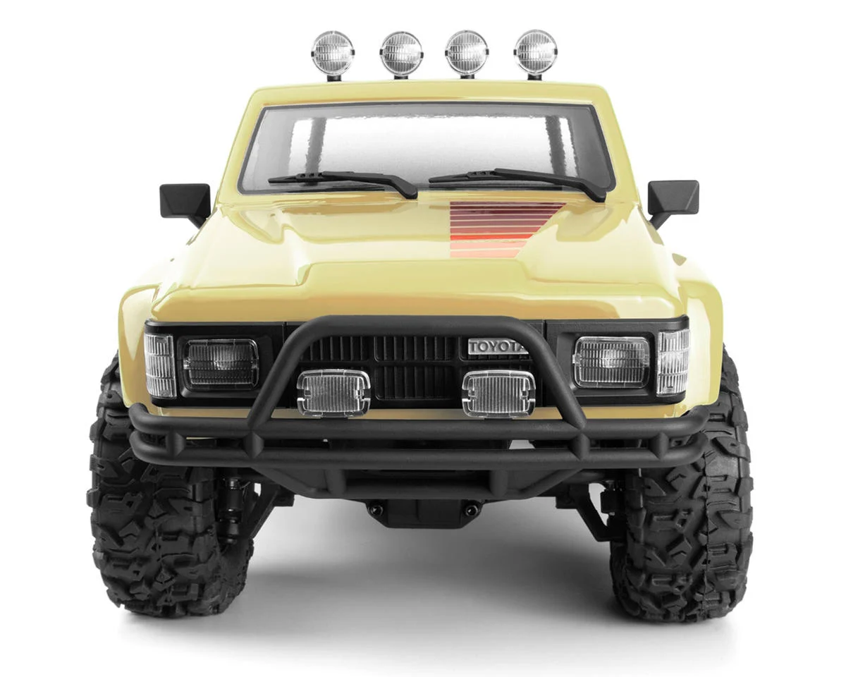 HPI161255 HPI Venture18 1985 Toyota Hilux SR5 1/18 RTR 4WD Brushless Rock Crawler (Crème)