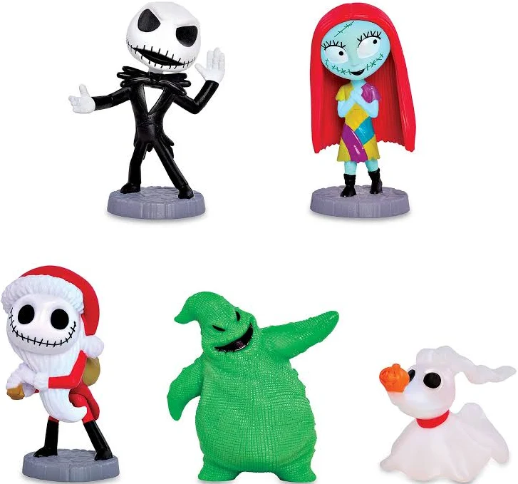NBC46074 The Nightmare Before Christmas 2.5 Inch Collectible 5 Figure Pack