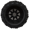 UPG-10035 UpGrade RC BELTED Dirt Claw 2.9" Pre-Mounted Tires for Traxxas® MAXX® (2) (Regular & Wide Offset Hexes Included)