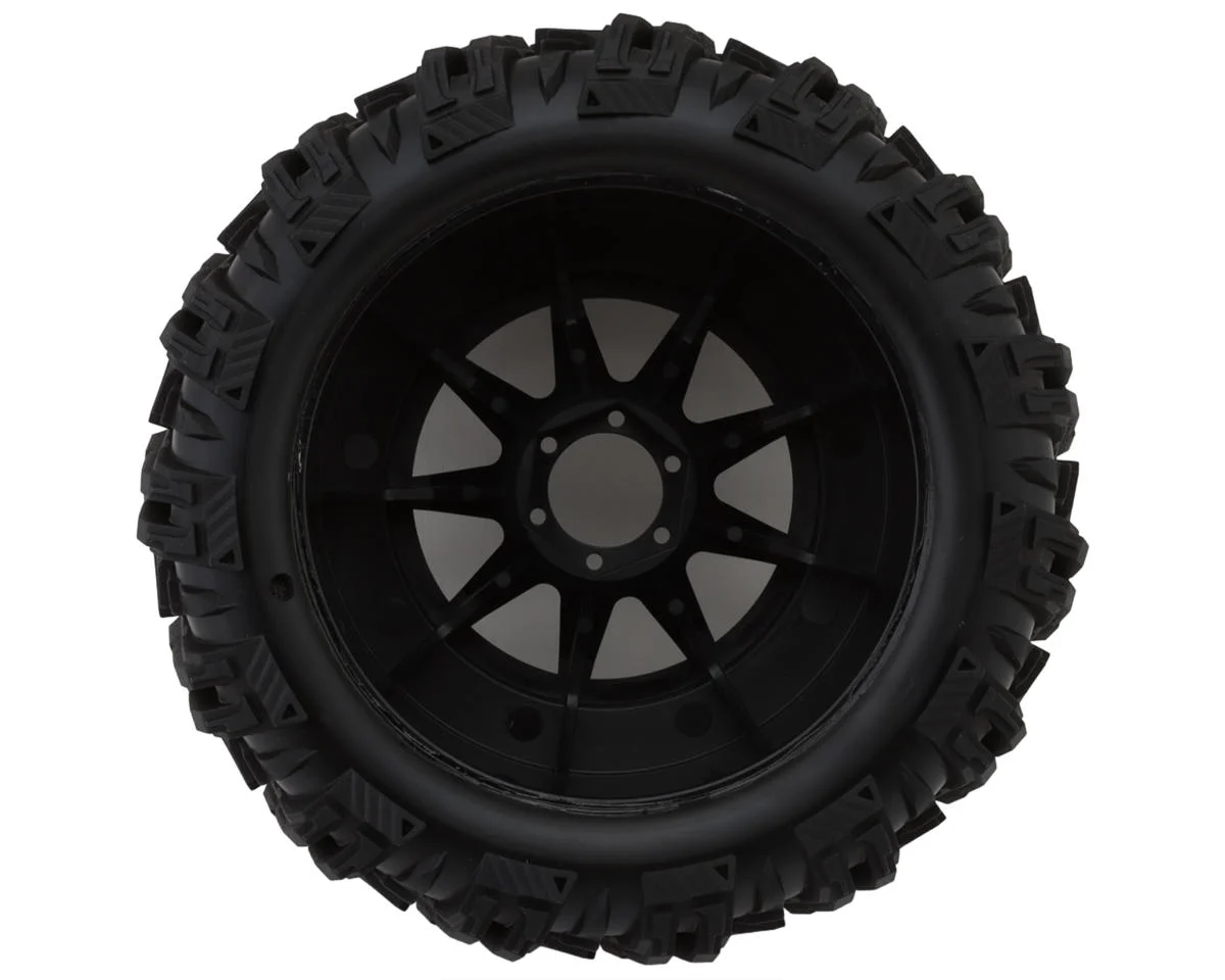 UPG-10035 UpGrade RC BELTED Dirt Claw 2.9" Pre-Mounted Tires for Traxxas® MAXX® (2) (Regular & Wide Offset Hexes Included)
