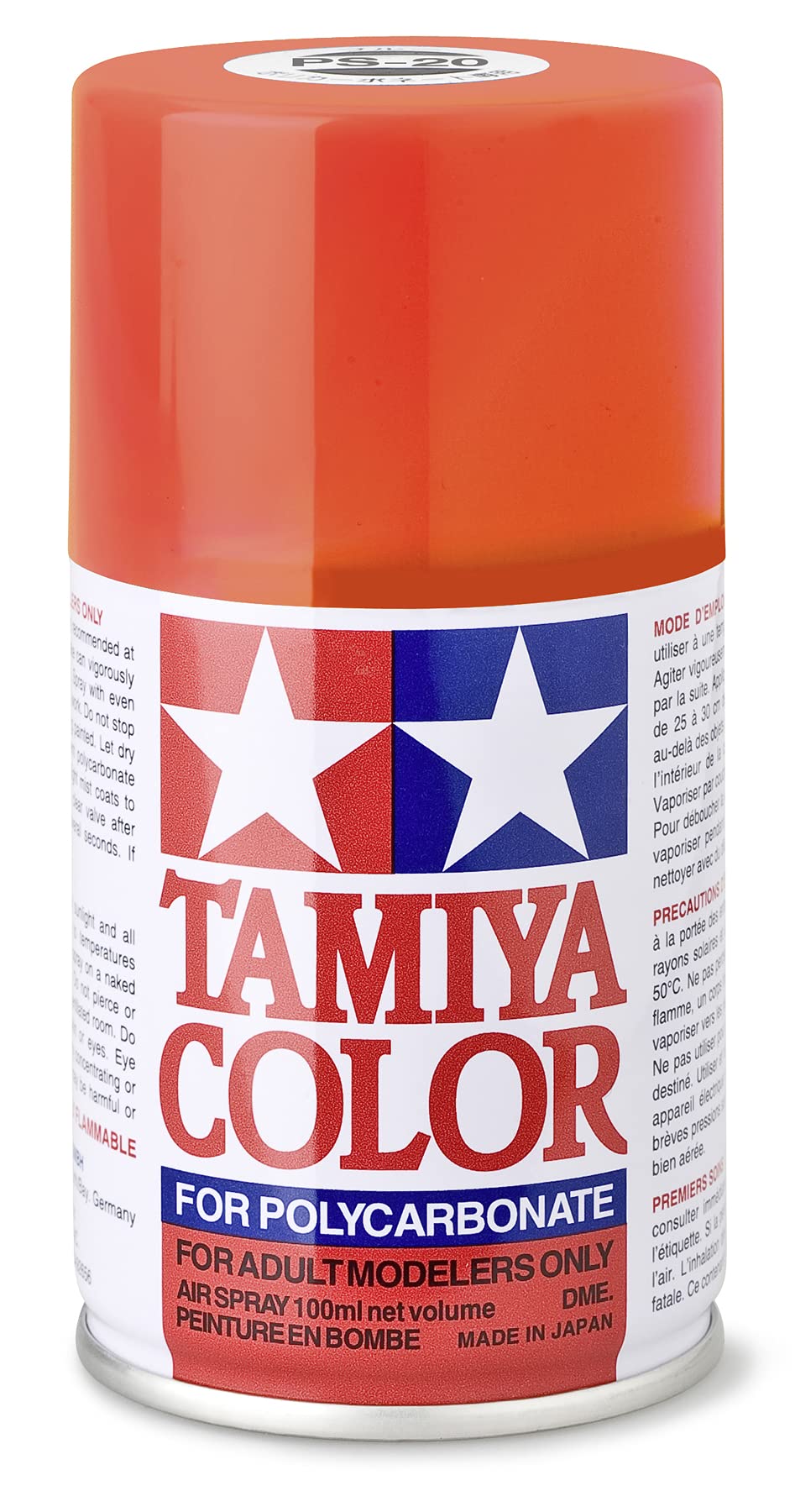 TAM86020 PS-20 Fluorescent Red Lexan Spray Paint (100ml)