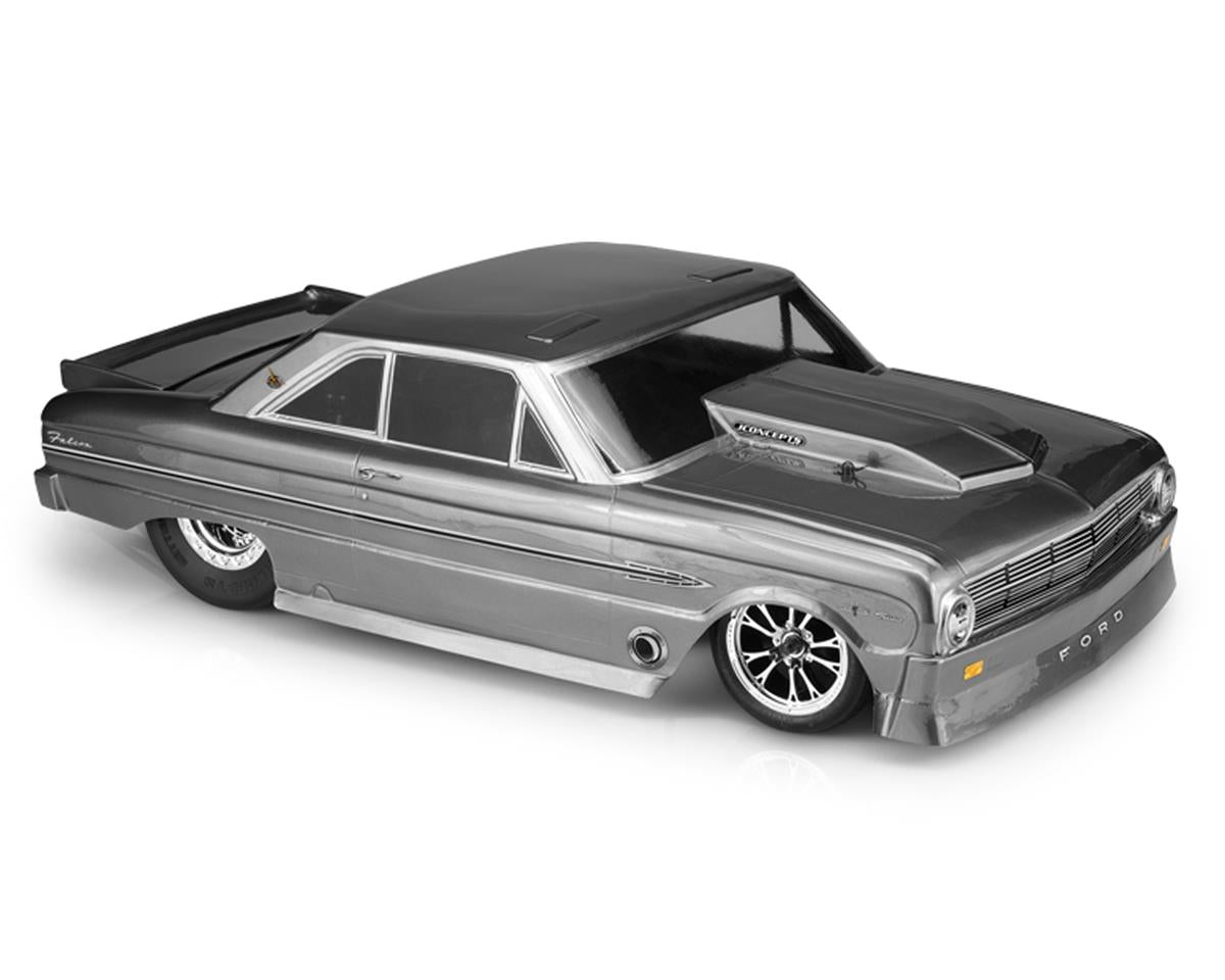 JCO0386 1963 Ford Falcon Street Eliminator Drag Racing Body (Clear)