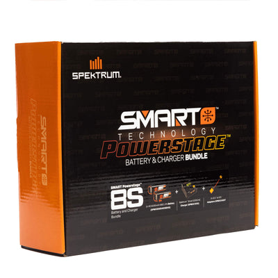 SPMXPS8HC Smart Powerstage 8S Surface Bundle: 5000mAh 4S LiPo Battery (2) / S2100 Charger