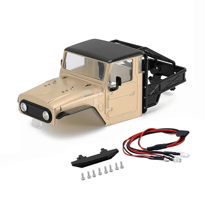 IR40-YE INJORA IR40 Half Truck Body for 1/18 TRX4M Defender Bronco (Sandy Taupe)