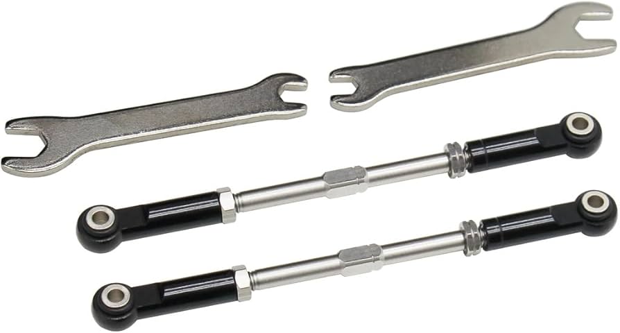HRTTX5701 - Aluminum mm Rear Turnbuckles (Black) - Losi 2WD 22S