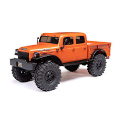 AXI00007T1 1/24 SCX24 Dodge Power Wagon 4WD Rock Crawler Brushed RTR, Orange
