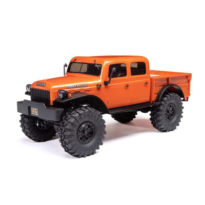 AXI00007T1 1/24 SCX24 Dodge Power Wagon 4WD Rock Crawler Brushed RTR, Orange