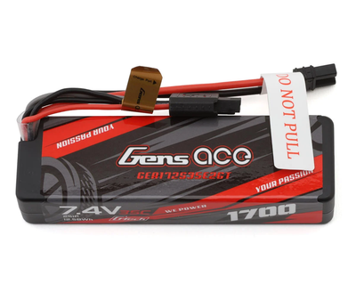 GEA172S35E2GT Gens Ace G-Tech Smart 2S Hardcase LiPo Battery 35C (7.4V/1700mAh) w/iEC2 Connector