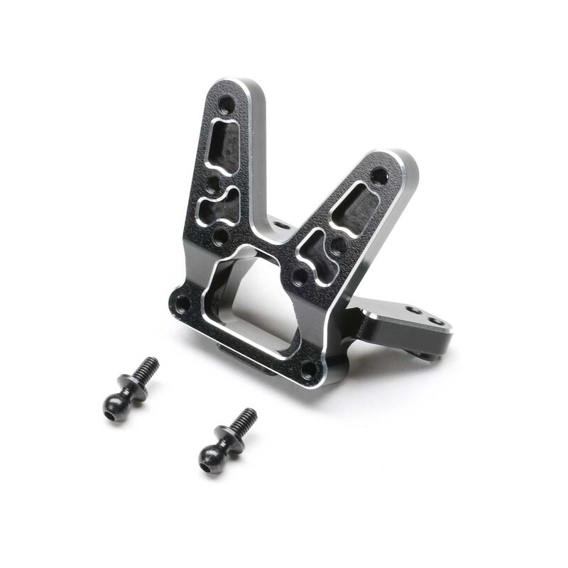 TLR-1072 Rear Bulkhead, Aluminum Black: 22S Sprint