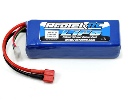 PTK5186 4S LiPo 20C Battery Pack (14.8V/2100mAh) w/T-Style Connector