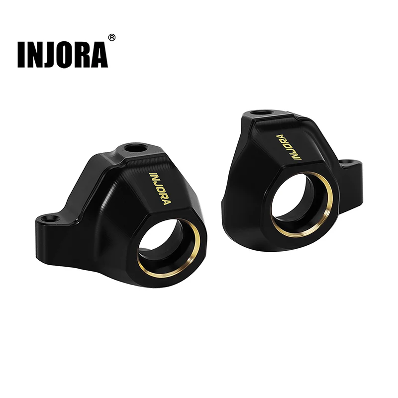 SCX30-04BK INJORA Black Brass Steering Knuckles for 1/30 Axial SCX30