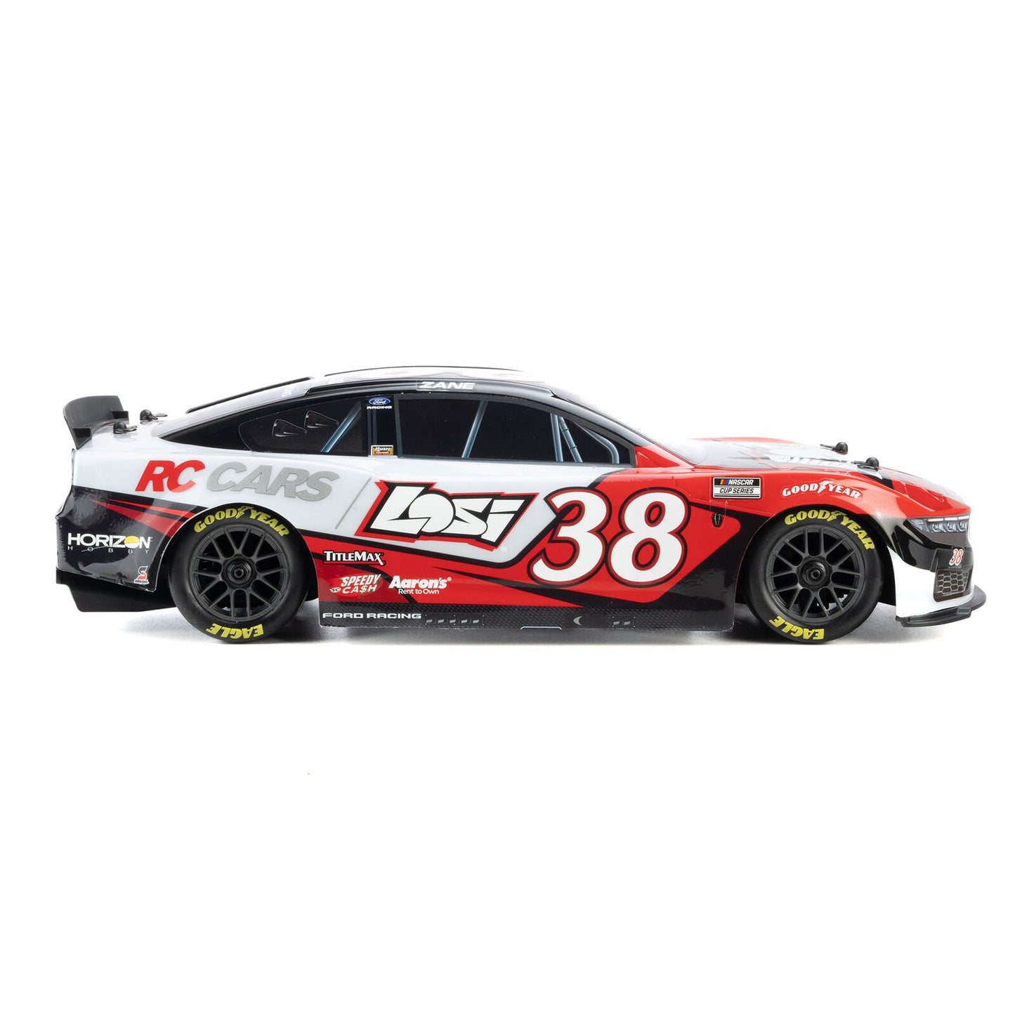 LOS1122638 1/12 Losi NASCAR 2026 Zane Smith No. 38 Ford Mustang (Battery & Charger Included)