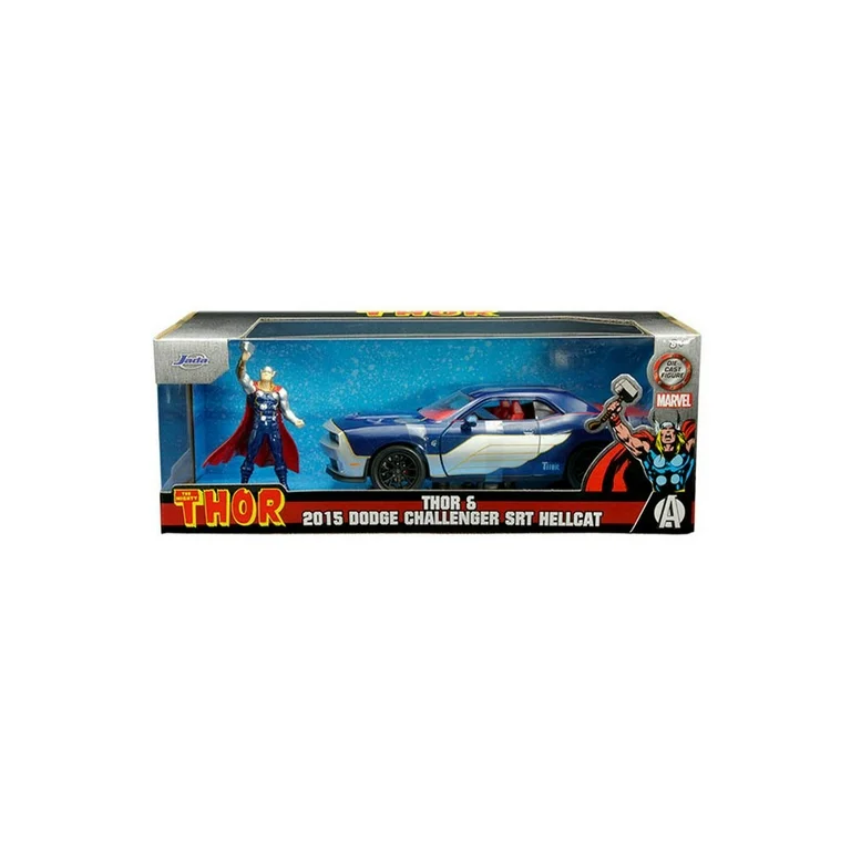 Jada 32186 Thor & 2015 Dodge Challenger SRT Hellcat