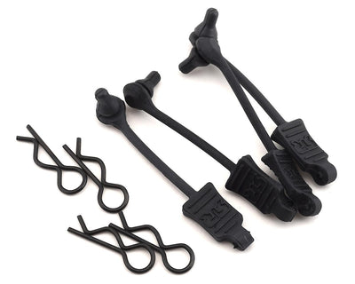 ARA390165 1/10 Body Clip Retainer (Black) (4)