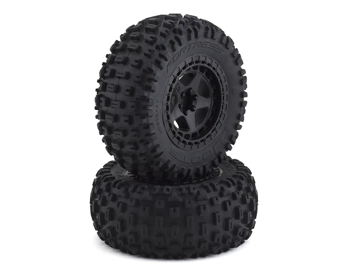 ARA550042 dBooots Fortress SC Tire Set Glued Black (2)