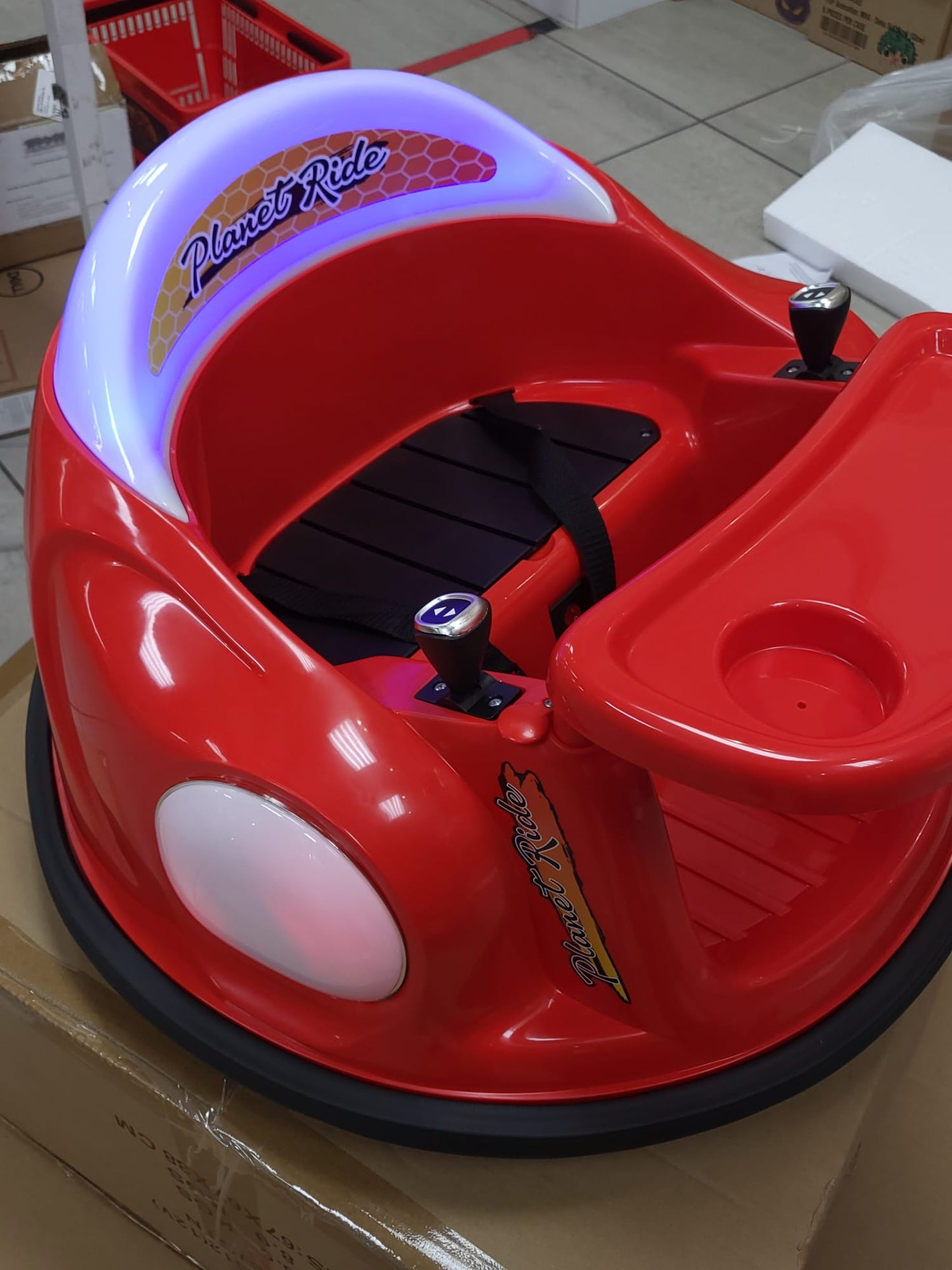 12V Bumper Cars Ride On  RED
