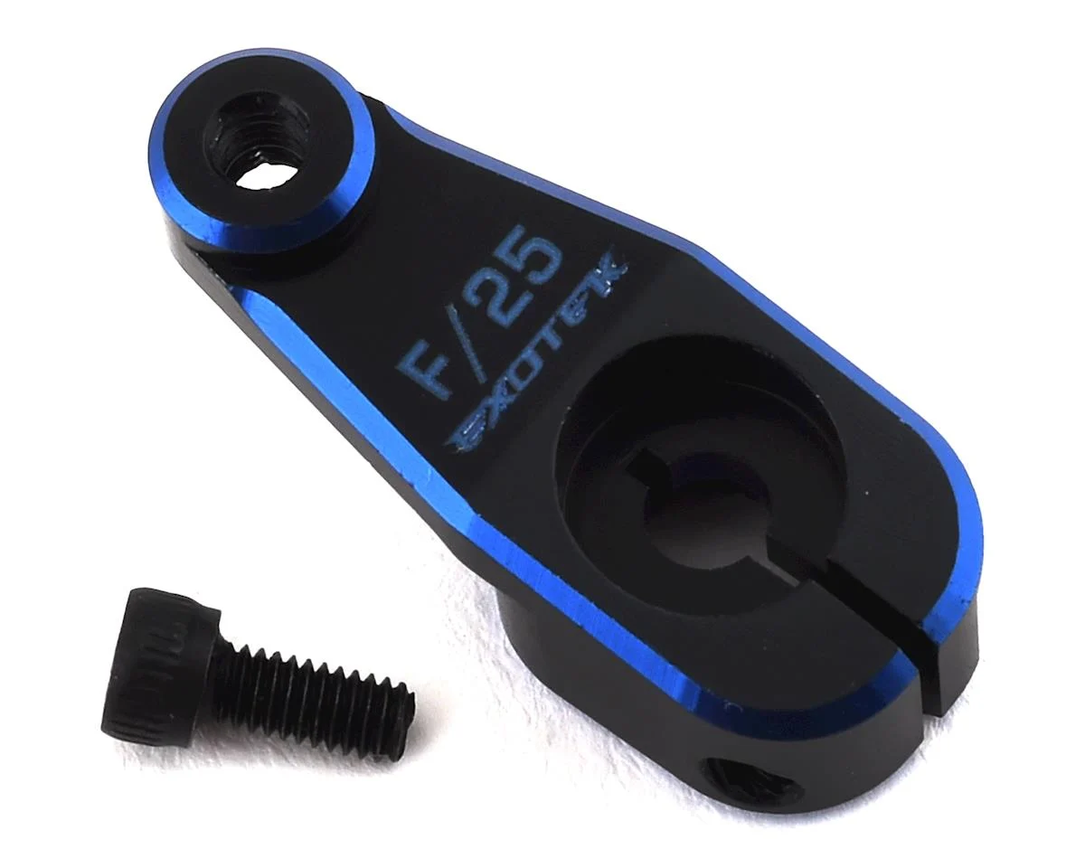 EXO1948 AE Aluminum HD Servo Horn (Black/Blue) (25T)