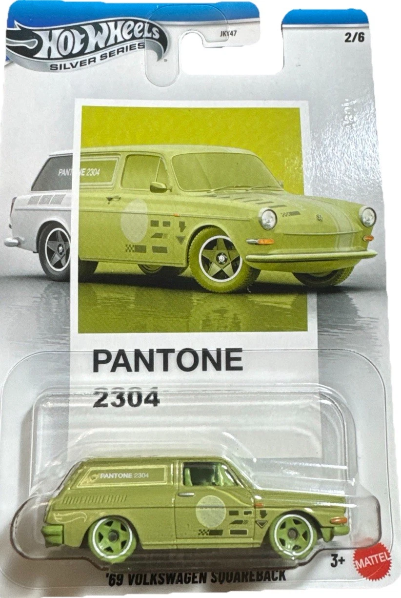 HWJKY60 Hotwheel Pantone Custom 69 Volks Wagen Squareback