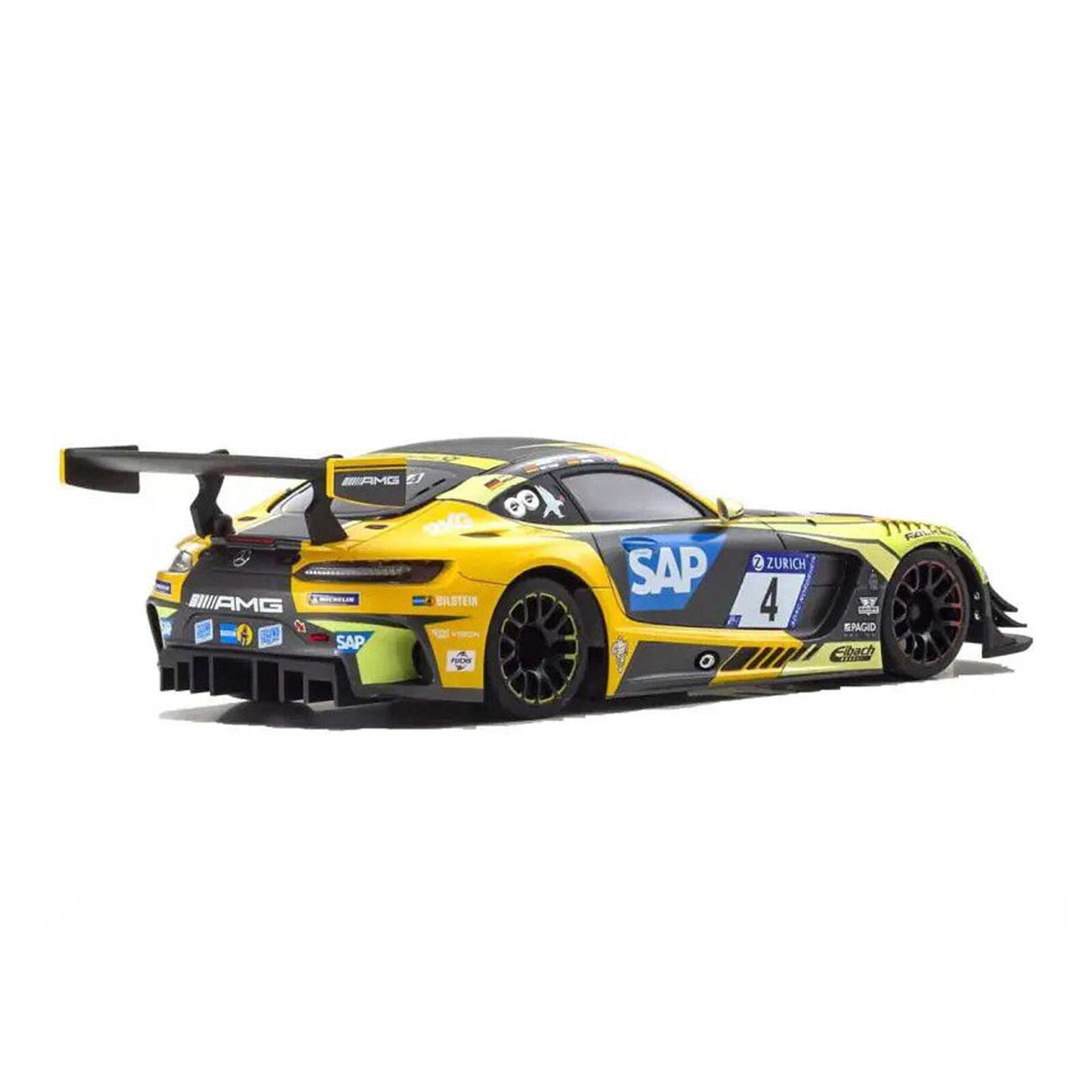KYO32355YBK 1/28 2018 Mercedes-AMG GT3 MINI-Z RWD RTR, No.4 24H Nurburgring