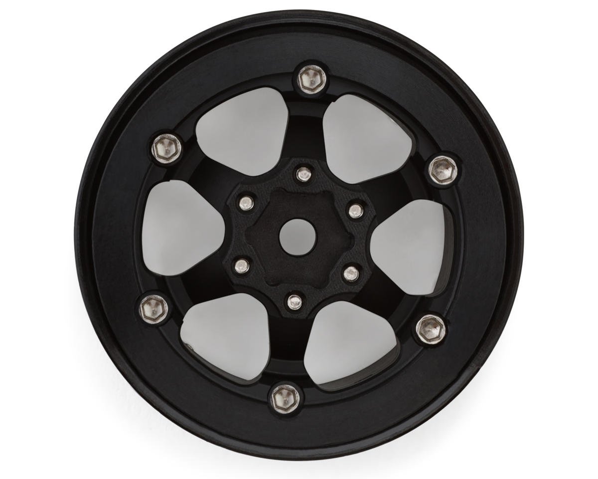 YQW-1313SB Injora 1.3" 6-Slot Aluminum Micro Crawler Beadlock Wheels