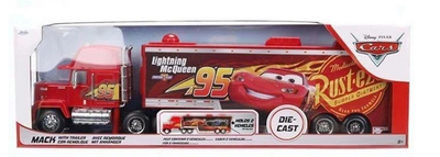 Jada 98627 1:24 Pixar Cars MACK W/HAULER RED "CARS" MOVIE DIECAST MODEL