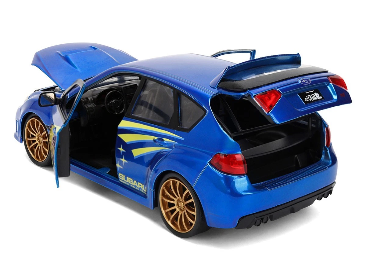 Jada 38057 1:24 2012 Subaru Impreza WRX STI – Blue – JDM Tuners