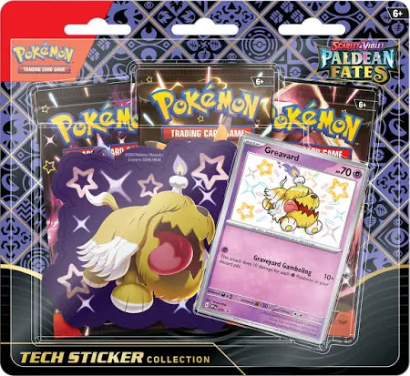PKU290-85613 Pokemon Scarlet & Violet Paldean Fates Tech Sticker Collection