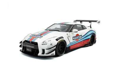 Solido S1805819 1:18 2024 Nissan Skyline GT-R R35 LBWK Liberty Walk MARTINI – White