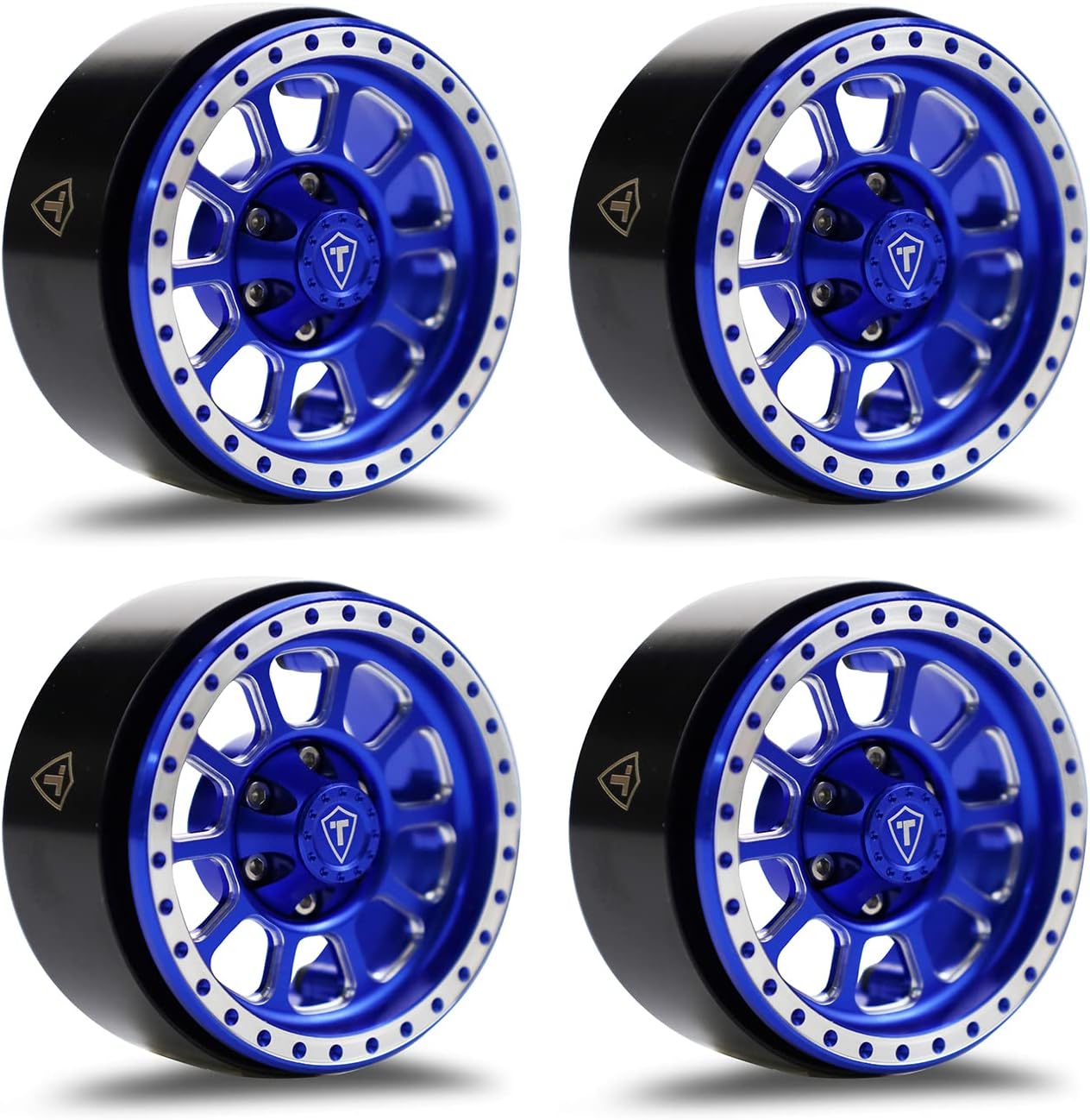 TLHTWHEELS-08 Treal 1.9 Beadlocks Blue