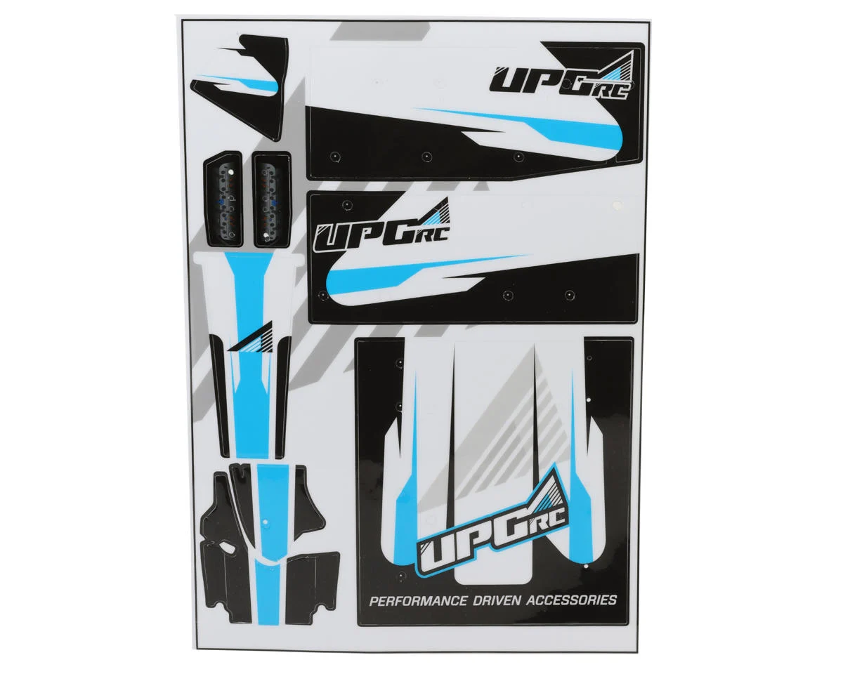 UPG-14300 UpGrade RC "Vector" Graphic Set for Losi® 22S™ Sprint Car (Blue)