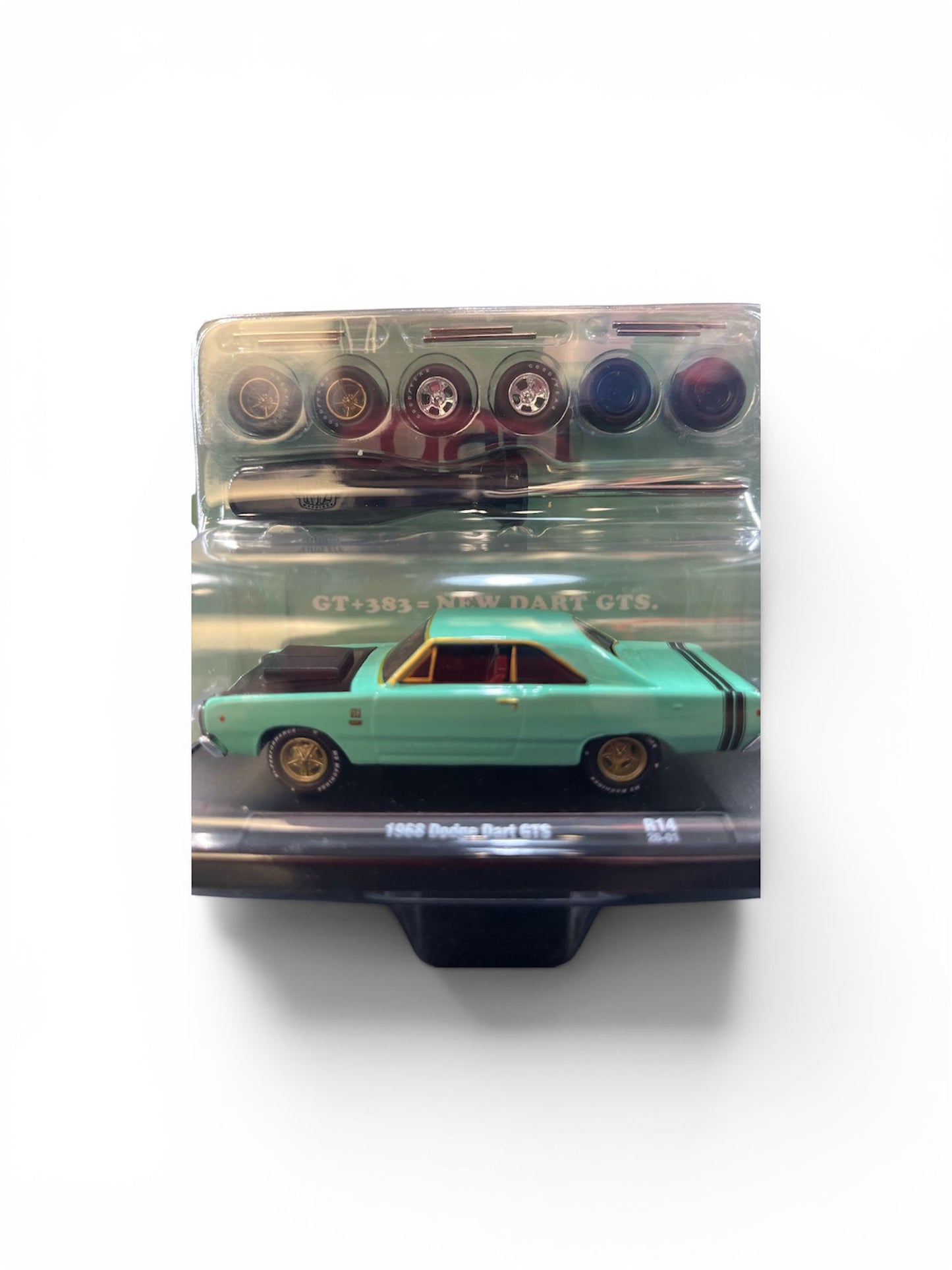 M2Machines 34001-14 - 1968 Dodge Dart GTS - Teal/Gold CHASE!