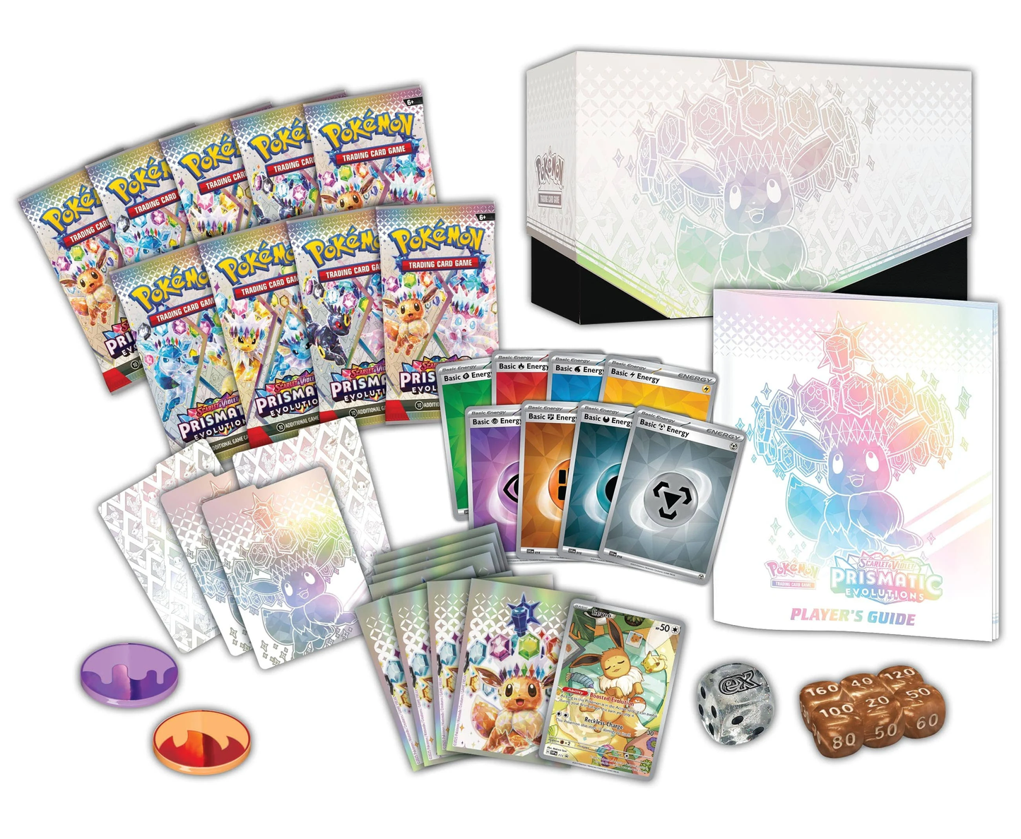 PKU100-10013 Pokemon Scarlet & Violet Prismatic Evolutions Elite Trainer Box