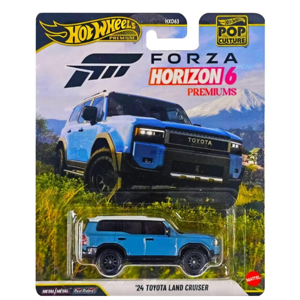 HWJHX02 HotWheels Premium Pop Culture Forza Horizon 6 Toyota Land Cruiser 24