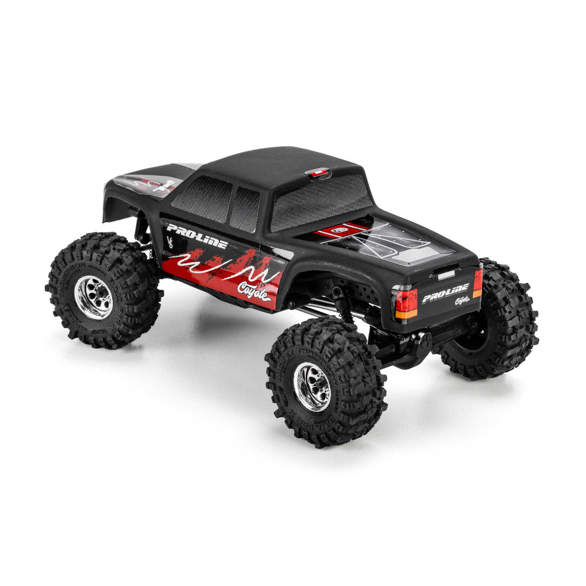 PRO369423 Pro-Line Racing 1/30 Limited Edition Pre-Cut/Pre-Painted Coyote High Performance Body, Matte Black: Axial SCX30