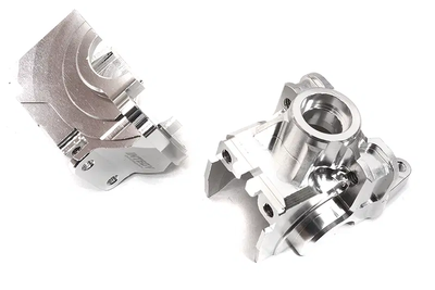 INTC32553SILVER Billet Machined Front Differential Housing 1/10 4X4