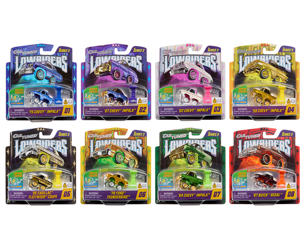 CarTuned 597346-XX2 1:64 Lowriders SHOW GLOW Series 3