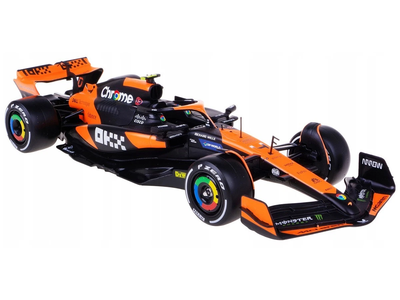 Burago 18-28040LN BUR 1:24 Race F1 Lc Laren MCL38 #4 W/ Figure L Norris