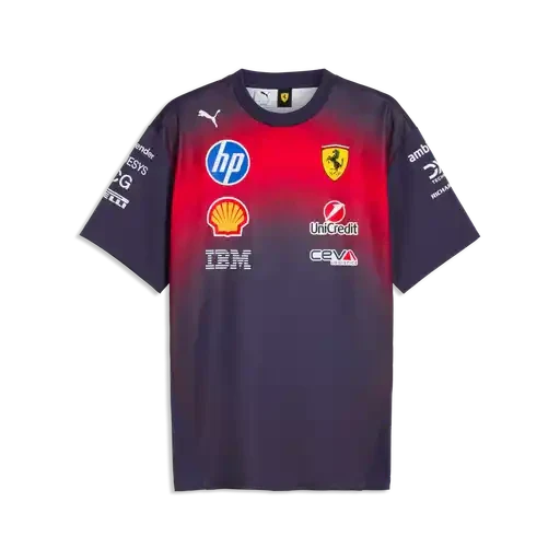 701238729 Scuderia Ferrari F1 2026 Special Edition China GP Team T-Shirt - Deep Plum