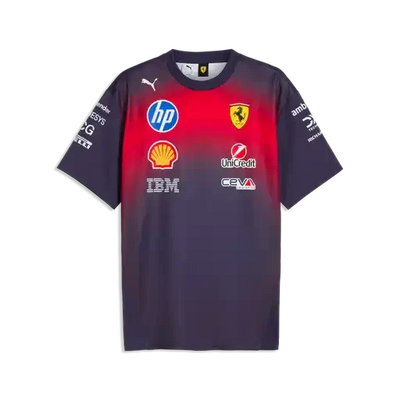 701238729 Scuderia Ferrari F1 2026 Special Edition China GP Team T-Shirt - Deep Plum