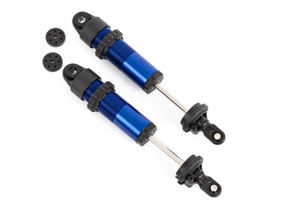9661 Blue Aluminum Long GT-Maxx Shocks (2)