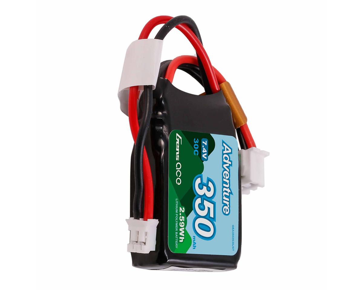GEA3502S30JST Gens Ace 2S 30C Adventure LiPo Battery (7.4V/350mAh) w/JST Connector