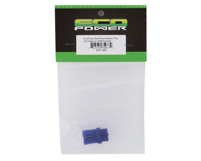 ECP-1504 EcoPower One Piece Adapter Plug (EC3 Male To XT60 Female)