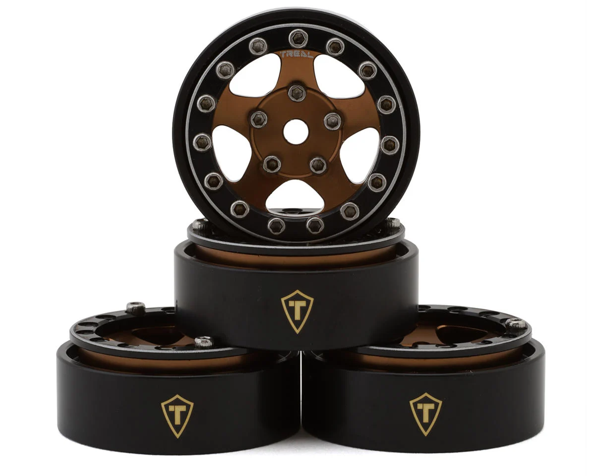 TLHTSCX24-73 1.0 Beadlocks - Brass Rings - Bronze