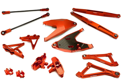 INTC28629RED Billet Machined Alloy Suspension Kit 1/7 UDR
