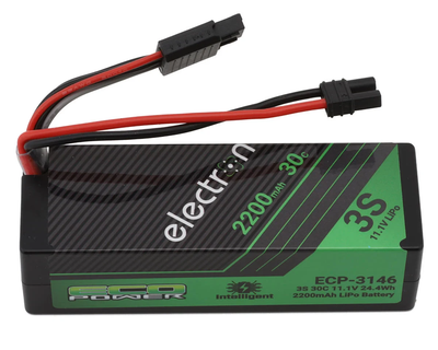 ECP-3146 EcoPower "Electron" 3S 30C Intelligent LiPo Battery w/EC2 Plug (11.1V/2200mAh)