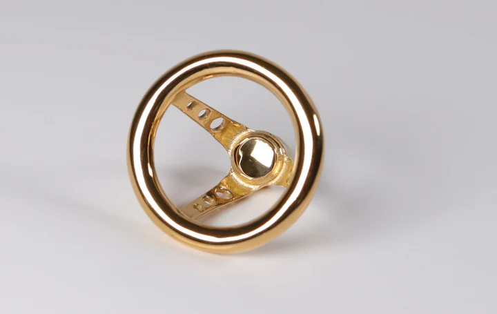 Jevries Gold Donut Steering Wheel