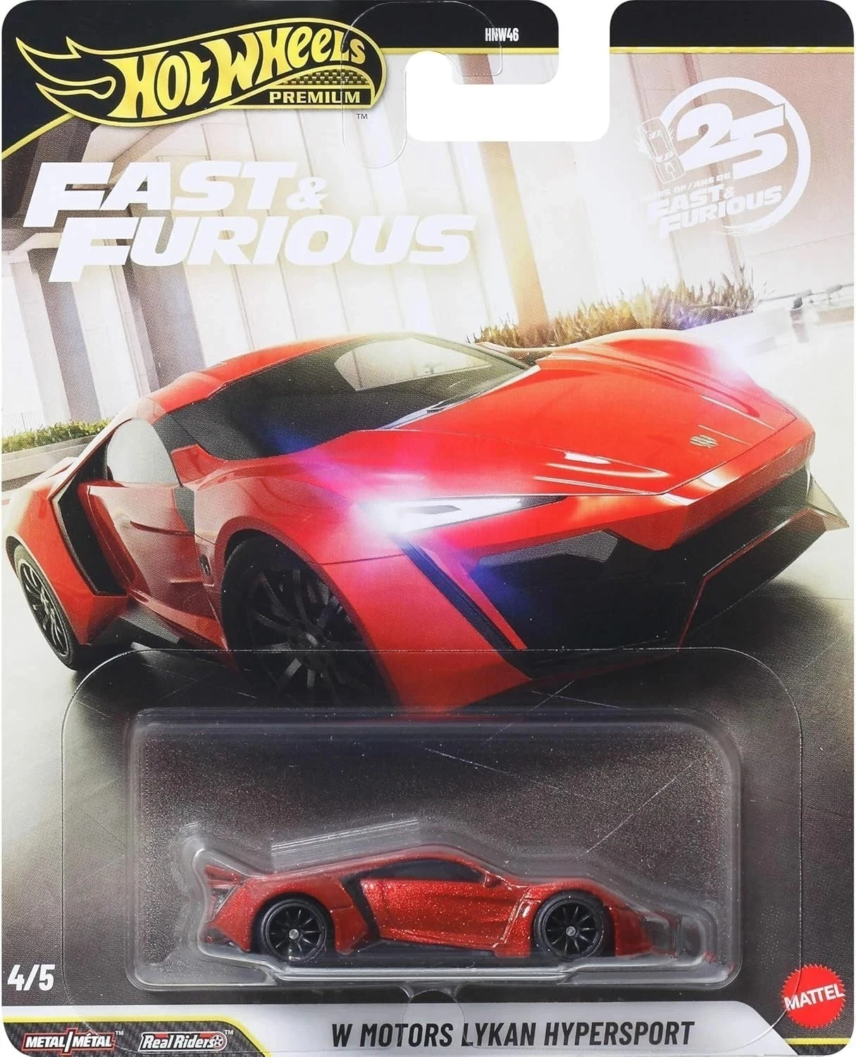 HWHNW46-956N 1:64 Fast & Furious 25Th Anniversary Premium 2026 N Assortment