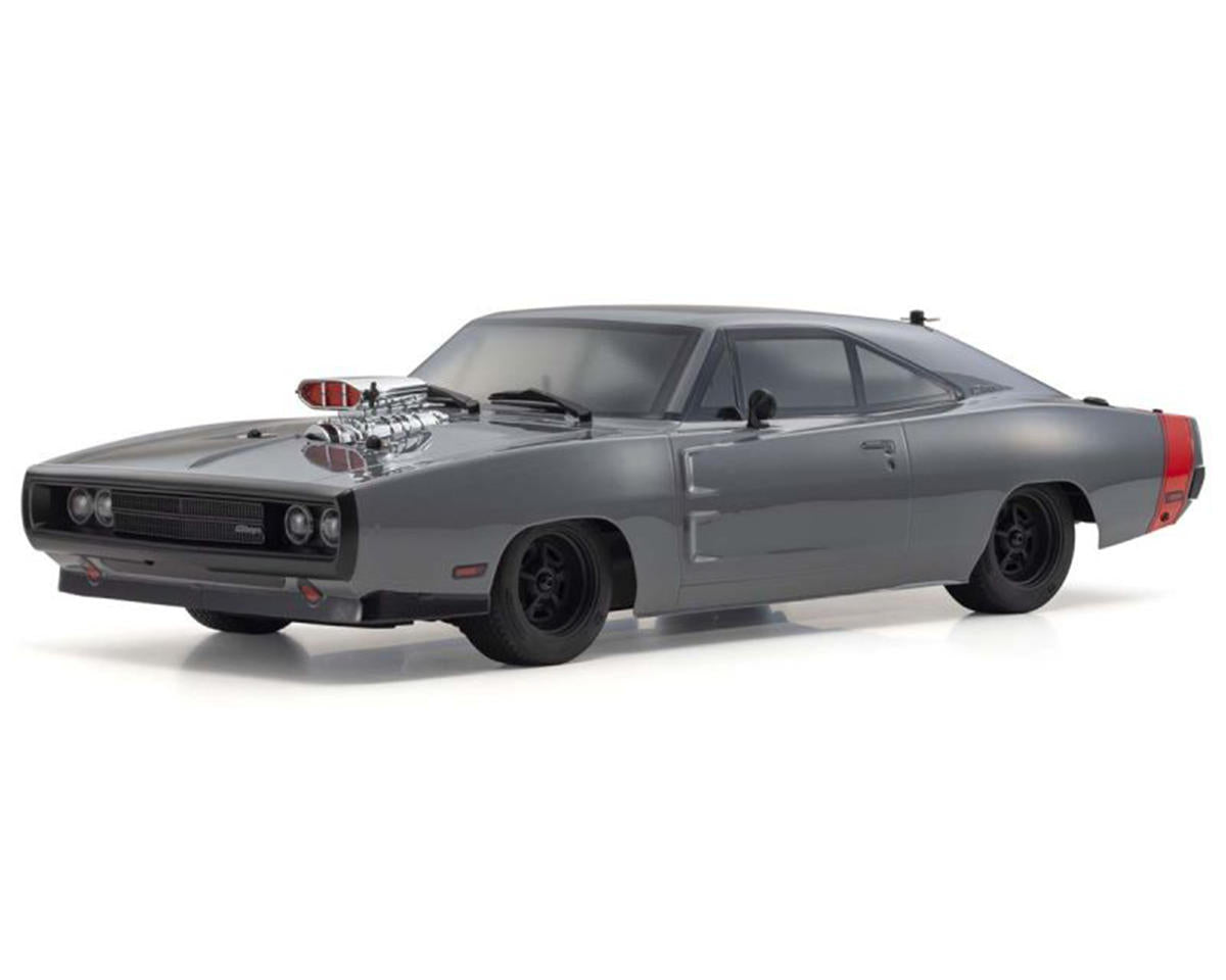 KYO34492T1C Kyosho EP Fazer Mk2 FZ02L VE 1970 Dodge Charger 4WD 1/10 RTR Touring Car w/Syncro KT-231P+ 2.4GHz Radio (Grey)
