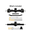 SCX24-195BKFR INJORA +4mm Nylon Planet Axles with Double Joint Shafts for 1/24 SCX24