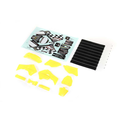 LOS260003 Plastics with Wraps, Yellow: Promoto-MX